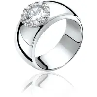 Zinzi - Zilveren Ring - Maat 54 ZIR665-54
