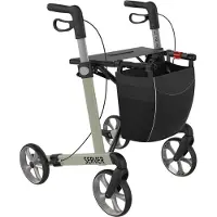 Rehasense Server Lichtgewicht Rollator Champagne Medium - Standaard banden