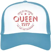 Bengans Queen - Champions 77 Trucker pet - Blauw/Wit