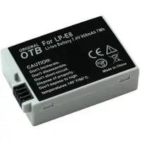24hShop Camera accu compatibel met Canon LP-E8 / 950 mAh