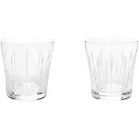Lalique Lotus Fleurs-Bourgeons set van 2 glazen