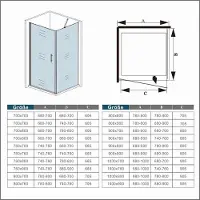 Sanexo Douchecabine Rechthoek Romy 100 Draaideur X 90 Vaste Wand 6Mm Helder Glas Antikalk Chroom