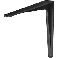 Dolle Plankdrager Herakles aluminium zilver 190x165 mm