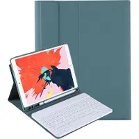 Mobigear Bluetooth Keyboard Bookcase voor Apple iPad Air 4 (2020) - Groen QWERTY