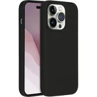 Accezz Liquid Silicone Backcover met MagSafe voor de Apple iPhone 14 Pro - Zwart