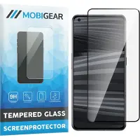 Mobigear Screenprotector geschikt voor Realme GT2 Glazen | Premium Screenprotector - Case Friendly - Zwart