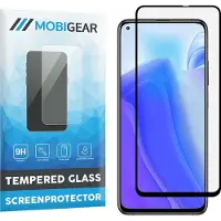 Mobigear Screenprotector geschikt voor Xiaomi Mi 10T Glazen | Premium Screenprotector - Case Friendly - Zwart