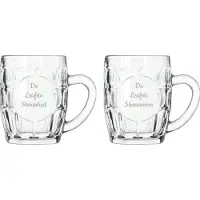 Libbey Gegraveerde Bierpul 55cl De Leafste Skoanheit-De Leafste Skoanmem
