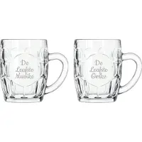 Libbey Gegraveerde Bierpul 55cl De Leafste Muoike-De Leafste Omke