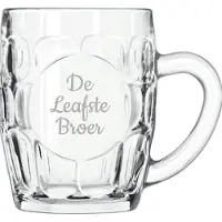 Libbey Gegraveerde Bierpul 55cl De Leafste Broer