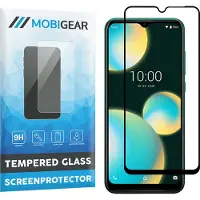 Mobigear Screenprotector geschikt voor Wiko View 4 Lite Glazen | Premium Screenprotector - Case Friendly - Zwart