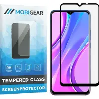 Mobigear Screenprotector geschikt voor Xiaomi Redmi 9 Glazen | Premium Screenprotector - Case Friendly - Zwart