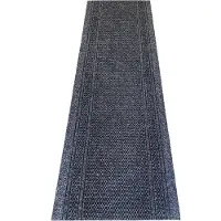 JYG Tapijtloper Racing Antraciet 80 x 650 cm - Keukenloper - Anti Slip - snijdbaar