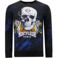 Tony Backer Sweater Print Skull Tiger heren EU S