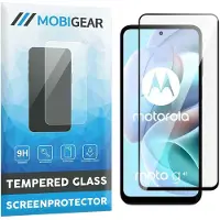 Mobigear Screenprotector geschikt voor Motorola Moto G41 Glazen | Premium Screenprotector - Case Friendly - Zwart