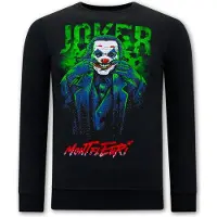 Tony Backer Sweater Tony Backer Print Joker heren EU S