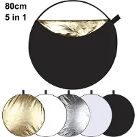 Puluz Reflectiescherm fotografie – 80cm – 5 kleuren in 1 – Licht vervormer