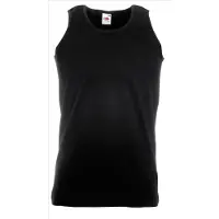 Fruit Of The Loom Set 2 stuks Zwarte Tanktop / sportshirt maat XL