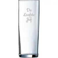 Arcoroc Gegraveerde longdrinkglas 31cl De Leafste Juf