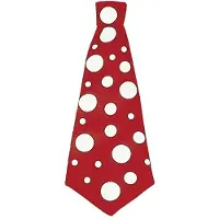 Finidi Stippen stropdas clown (rood en wit)