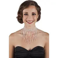 Boland Halsketting roaring 20's | choker parelmoer (parelmoer)