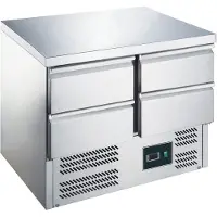 Saro Koelwerkbank, Compact, 4 Lades, Model ES S901 S/S TOP 0, 465-1020