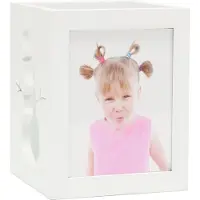 Deknudt Frames theelichthouder S67HE1 E2B - wit - sneeuwman - foto 6x7