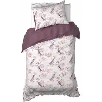 De Witte Lietaer Dekbedovertrek Starling Elderberry Satijn-140 x 200 / 220 cm | 1-Persoons