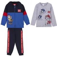 Cerda Group Cotton Brushed Paw Patrol Tracksuit 3 Pieces Blauw 24 Months Jongens,Meisjes