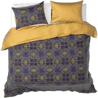De Witte Lietaer Dekbedovertrek Leon Sunflower Satijn-260 x 200 / 220 / 240 cm | Extra Breed
