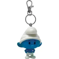 Plastoy De smurfen - sleutelhanger - 6 cm - kunststof -