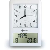 Geemarc Telecom Analoge klok met datumweergave - Visio 50 - Wit