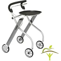 TRUST CARE Let's Go Indoor rollator - Zilver -