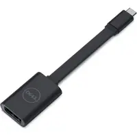 Dell USB-C naar (USB-C), Docking station + USB-hub, Zwart