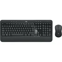 Logitech 920-008675 toetsenbord Inclusief muis Universeel RF Draadloos QWERTZ Duits Zwart