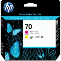 HP 70 originele printkop magenta en geel standard capacity