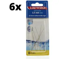 Lactona Ragers EasyClean XXS 2.5mm Geel - 6 x 8 stuks - Voordeelverpakking