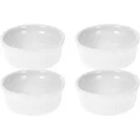 COSY&TRENDY Cosy & Trendy Mini Ramekin - 7 cm x 7 cm x 2.6 cm - Wit - Set-4