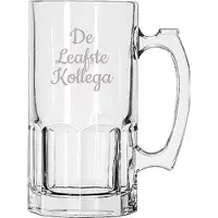 Libbey Gegraveerde Bierpul 1ltr De Leafste Kollega