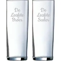 Arcoroc Gegraveerde longdrinkglas 31cl De Leafste Broer-De Leafste Suster
