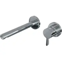 Brauer Chrome Edition inbouw wastafelmengkraan met rechte uitloop en rozetten model E1 chroom