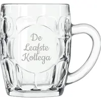 Libbey Gegraveerde Bierpul 55cl De Leafste Kollega