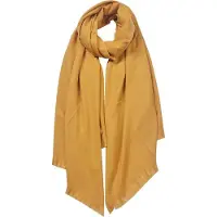 Juleeze Wintersjaal Dames 70x190 cm Geel Synthetisch
