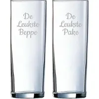 Arcoroc Gegraveerde longdrinkglas 31cl De Leukste Pake- De Leukste Beppe