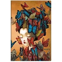 Paperblanks Madame Butterfly (Esprit de Lacombe) Mini Dayplanner 2023