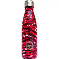 Hype Pink Zebra - Drinkfles - RVS drinkfles - waterfles - RVS waterfles