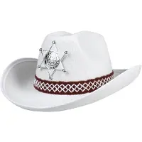 Boland Traciks Kinder cowboy hoed wit (wit)