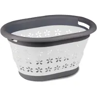 Kampa Opvouwbare Wasmand Opvouwbare Wasmand met Hengsels grijs