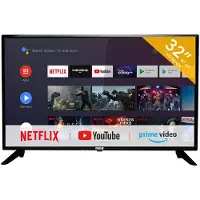 RCA RS32H2-EU - Classe de diagonale 32" (31.5" visualisable) TV LCD rétro-éclairée par LED - Smart TV - Android TV - 720p 1366 x 768 - LED à éclairage direct