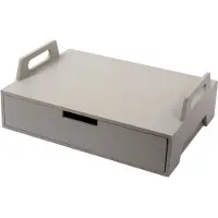 Gusta houten laptoptafel 41x30x14.5 cm groengrijs